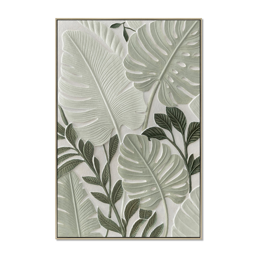 CAR12841-CLO 80 x 120cm Framed Canvas - Natural