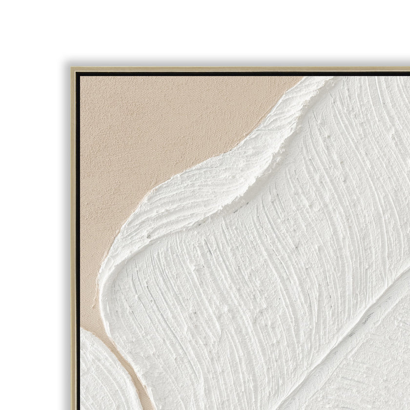 CAR12842-CLO 40 x 40cm Framed Canvas - Natural