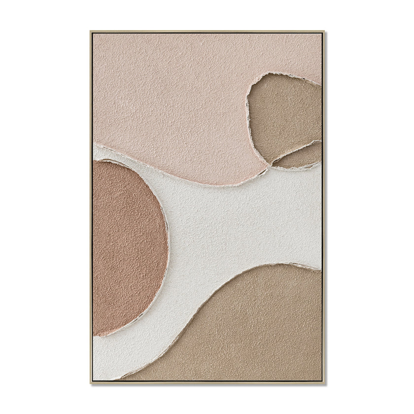 CAR12843-CLO 80 x 120cm Framed Canvas - Natural