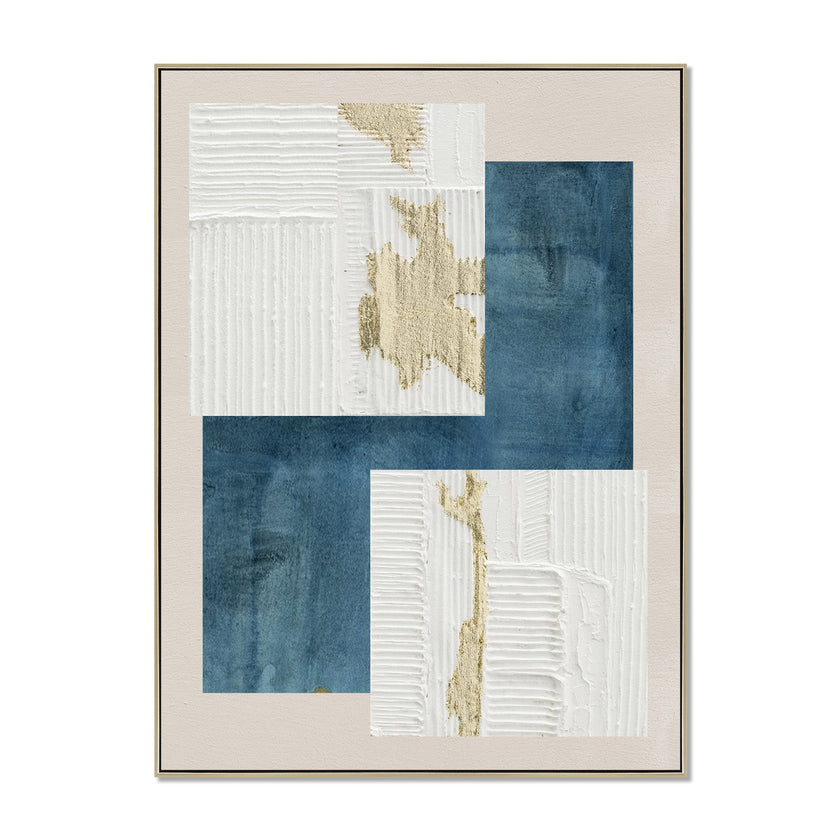 CAR12844-CLO 90 x 120cm Framed Canvas - Natural