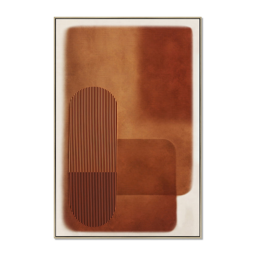 CAR12851-CLO Style A 60 x 90cm Framed Canvas - Natural
