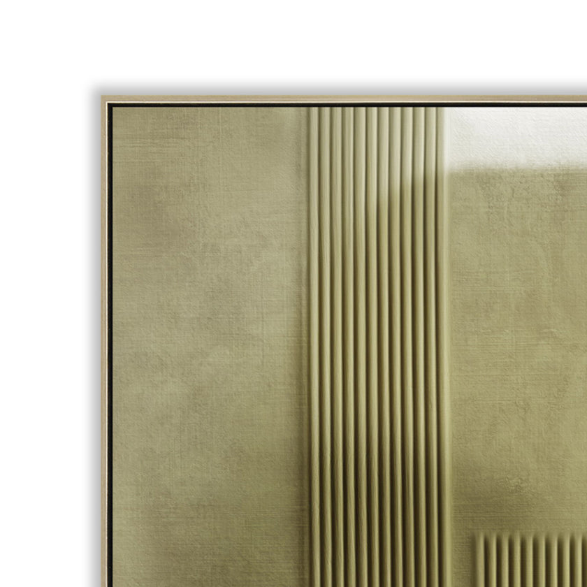 CAR12852-CLO Style B 60 x 90cm Framed Canvas - Natural