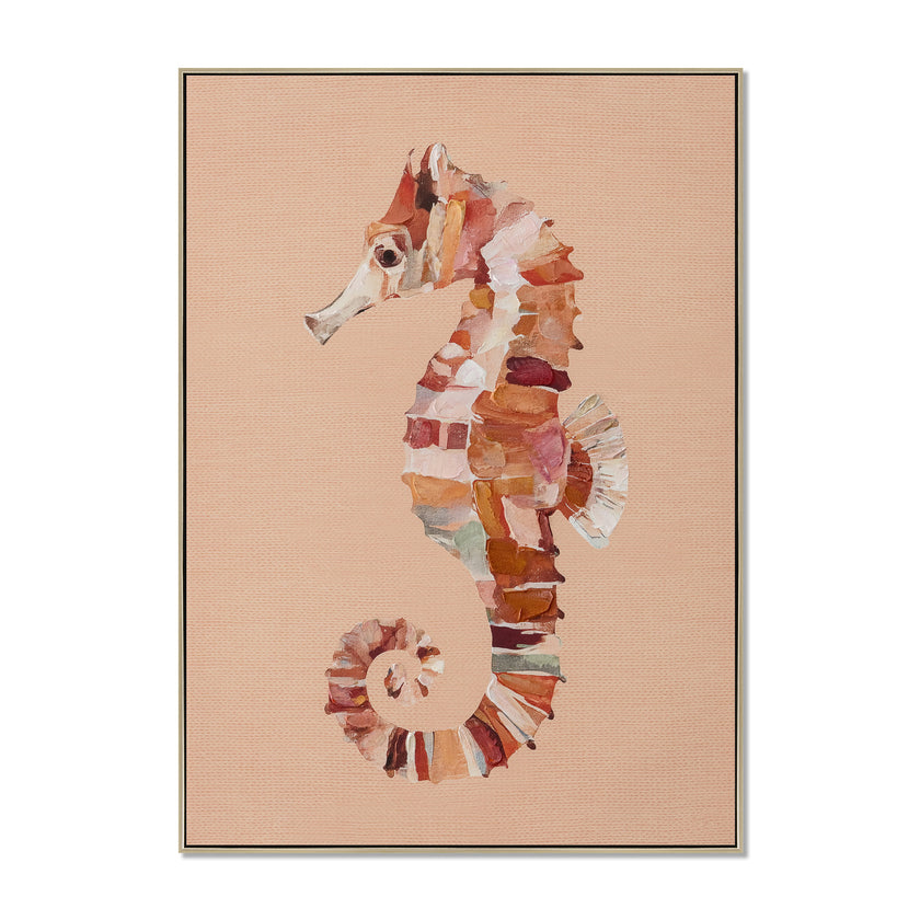 CAR12854-CLO 50 x 70cm Framed Canvas - Natural
