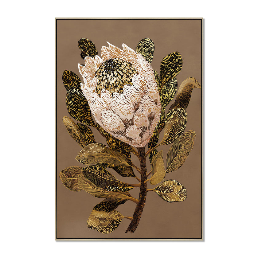 CAR12857-CLO 60 x 90cm Framed Canvas - Natural