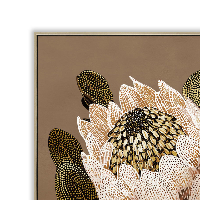 CAR12857-CLO 60 x 90cm Framed Canvas - Natural