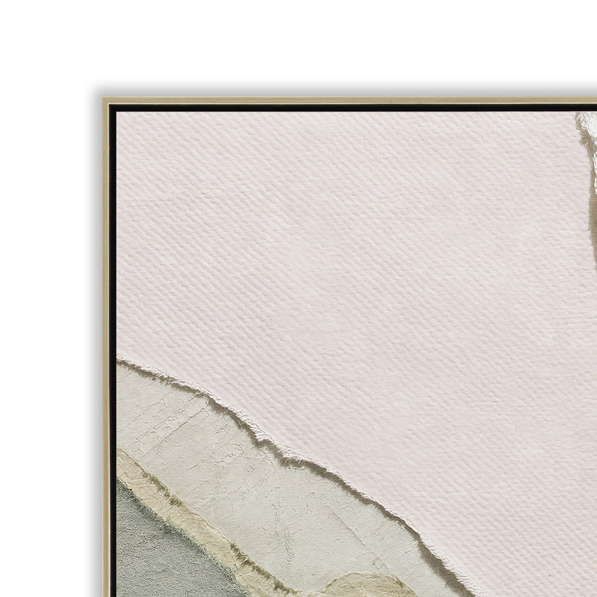 CAR12858-CLO Style A 40 x 40cm Framed Canvas - Natural