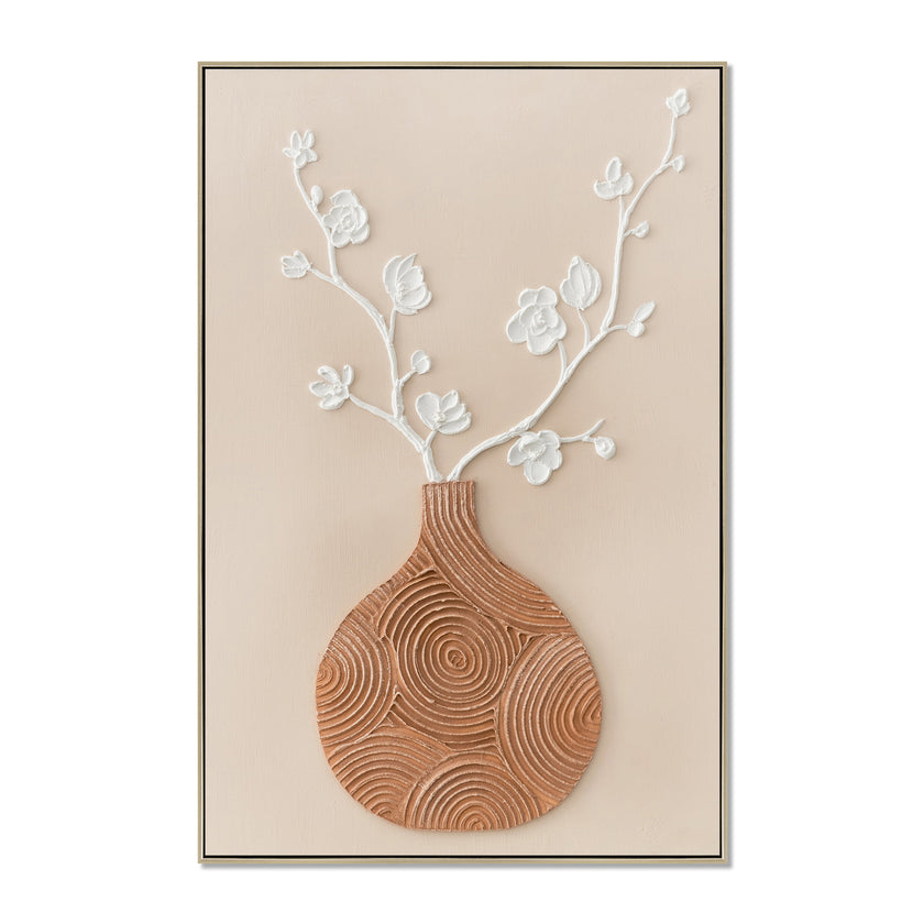 CAR12860-CLO Style A 60 x 90cm Framed Canvas - Natural