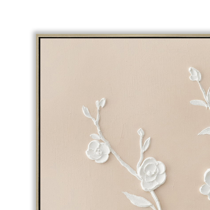 CAR12861-CLO Style B 60 x 90cm Framed Canvas - Natural
