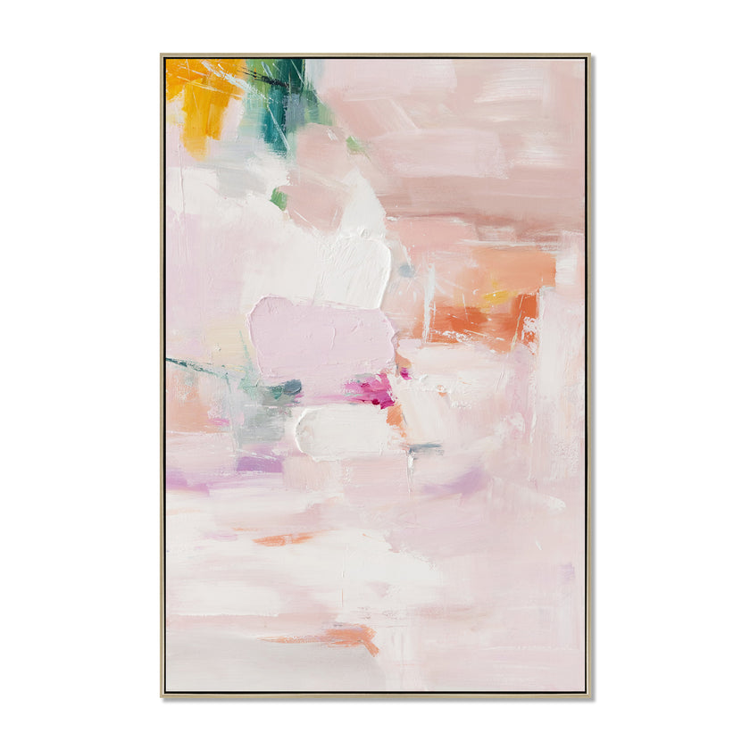 CAR12869-CLO 80 x 120cm Framed Canvas - Natural