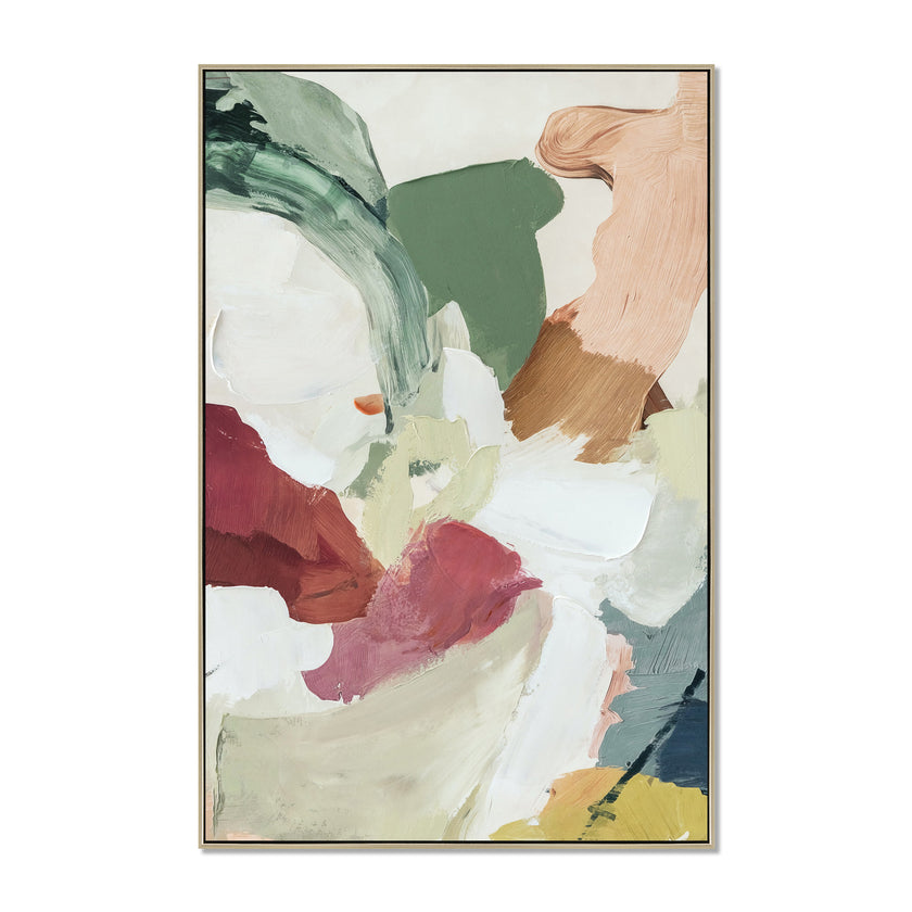 CAR12871-CLO 80 x 120cm Framed Canvas - Natural