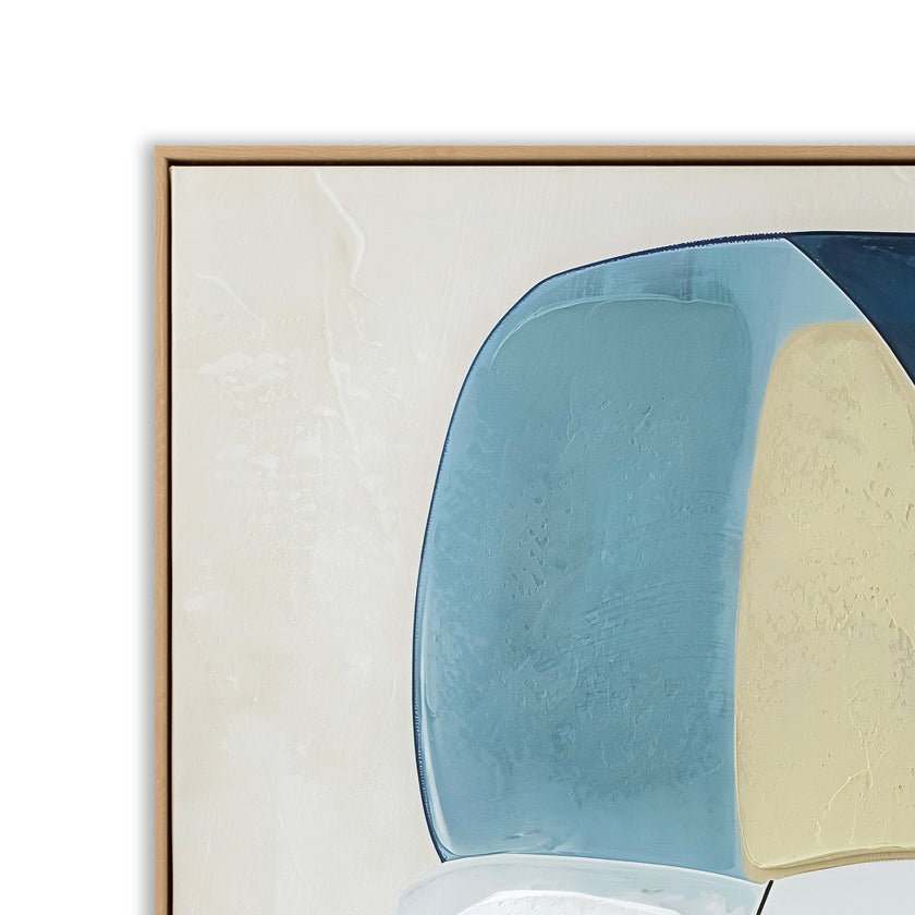 CAR12873-CLO 150 x 120cm Framed Canvas - Natural