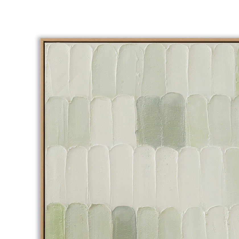CAR12878-CLO 120 x 150cm Framed Canvas - Natural