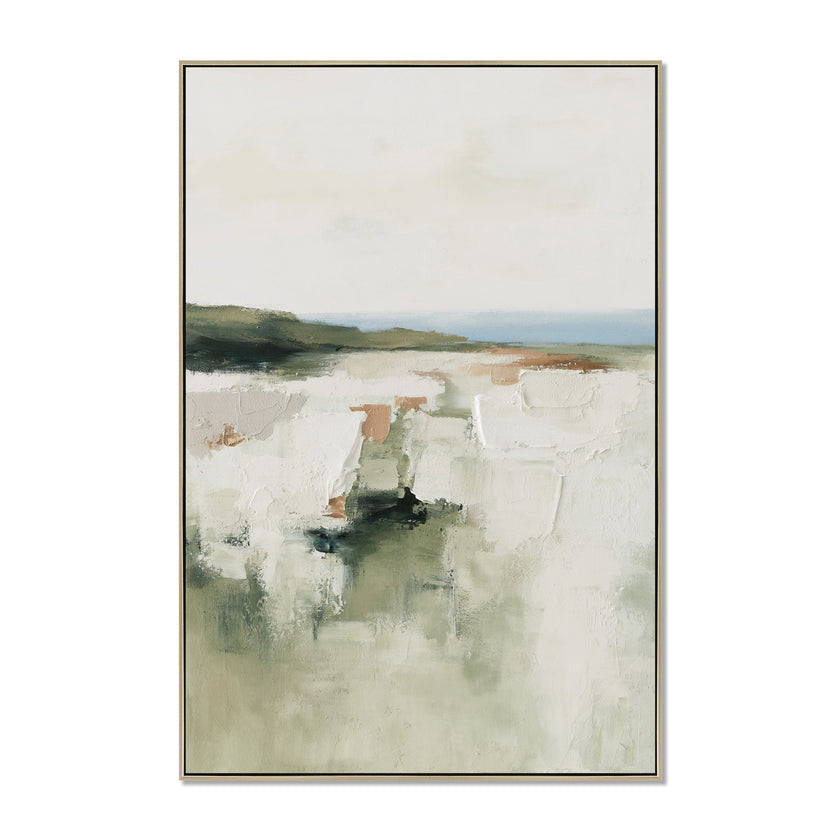 CAR12883-CLO Style B 80 x 120cm Framed Canvas - Natural