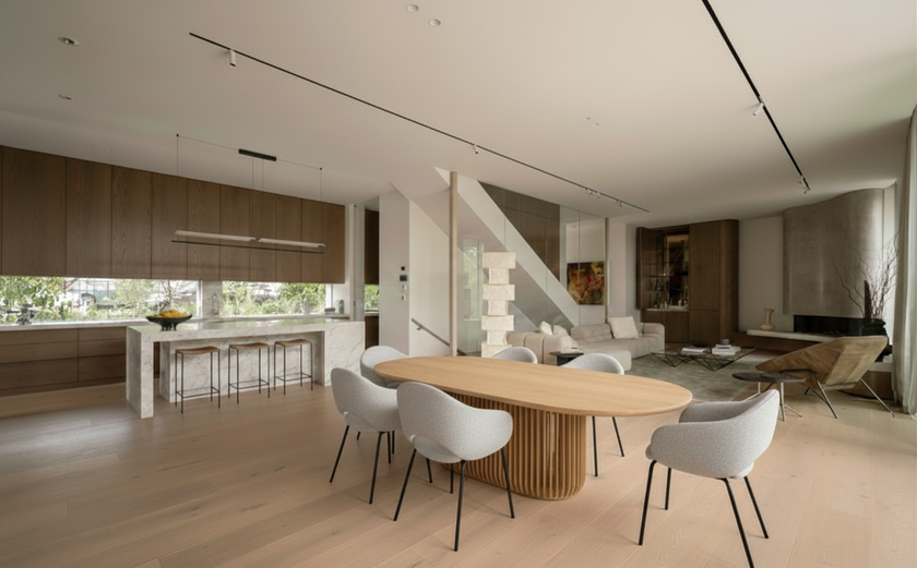 CDT10672-CU 2.8m Oval Dining Table - Natural