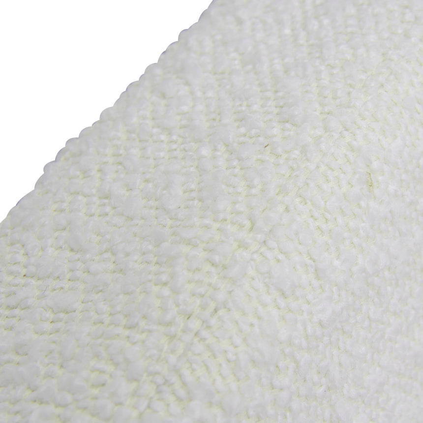 CBD10000-YO King Sized Bed Frame - Antique White Boucle with Storage