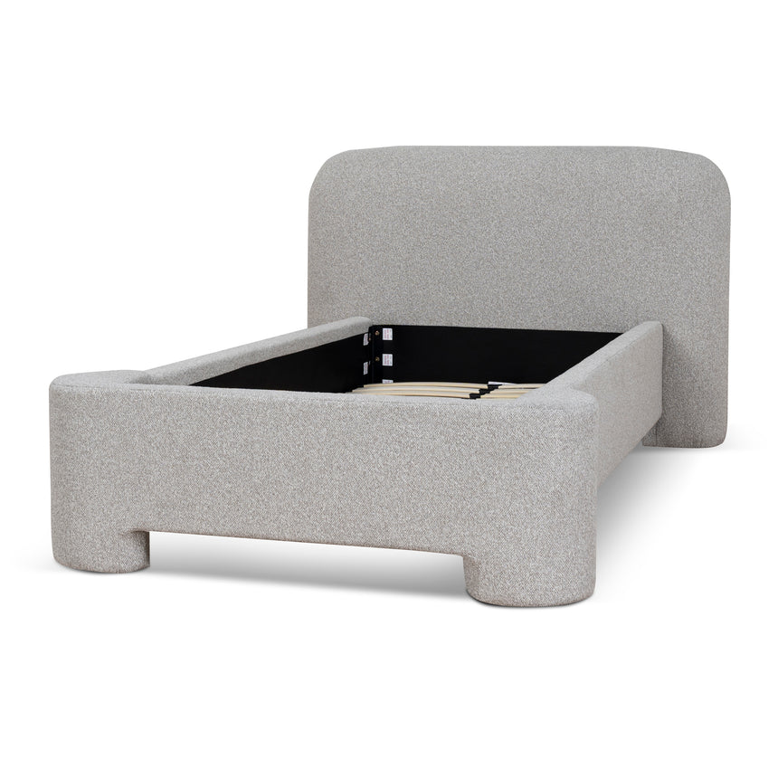CBD8831-YO Fabric Queen Bed Frame - Clay Grey