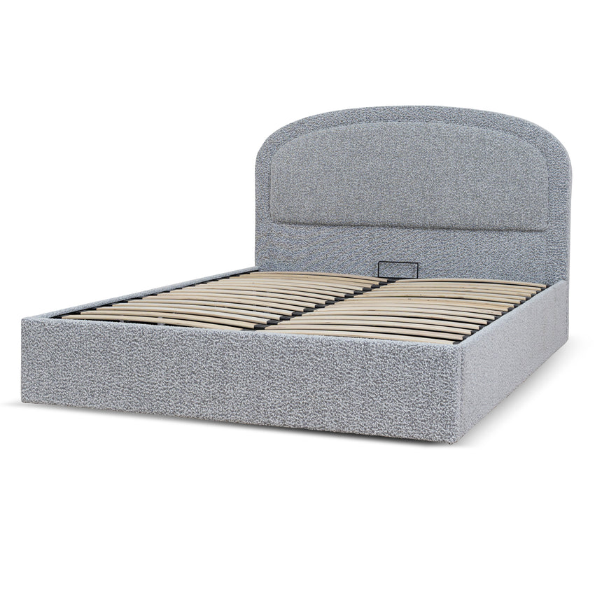 CBD8831-YO Fabric Queen Bed Frame - Clay Grey