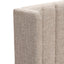 CBD10497-MI Queen Wide Base Bed Frame - Pale Beige