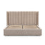 CBD10498-MI King Wide Base Bed Frame - Pale Beige