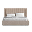CBD10498-MI King Wide Base Bed Frame - Pale Beige