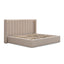 CBD10498-MI King Wide Base Bed Frame - Pale Beige