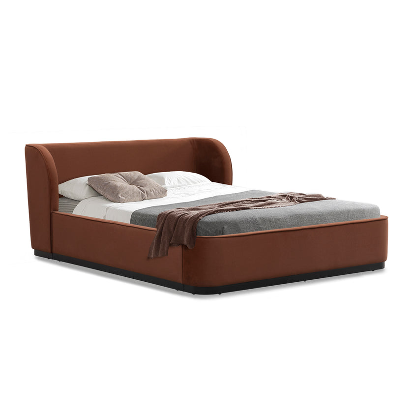 CBD10500-MI Queen Bed Frame - Umber Orange