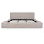 CBD10520-YO Fabric King Bed Frame - Stonish Beige