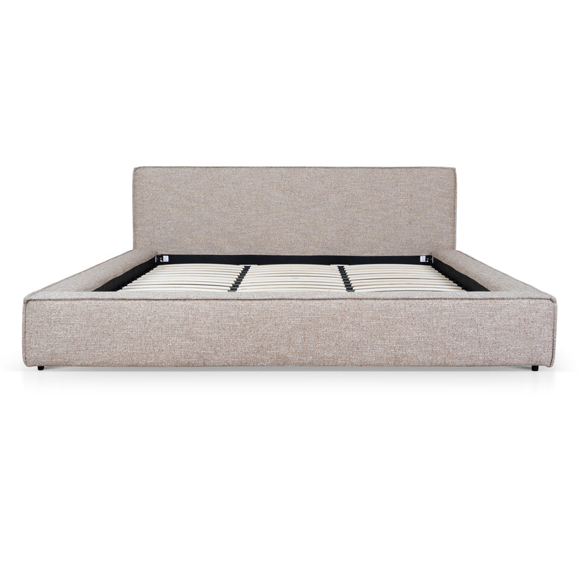 CBD10520-YO Fabric King Bed Frame - Stonish Beige