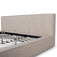 CBD10520-YO Fabric King Bed Frame - Stonish Beige