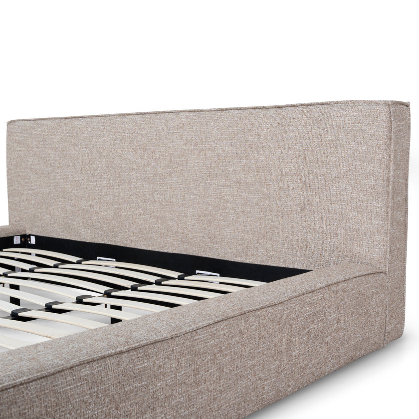 CBD10520-YO Fabric King Bed Frame - Stonish Beige