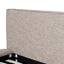 CBD10520-YO Fabric King Bed Frame - Stonish Beige