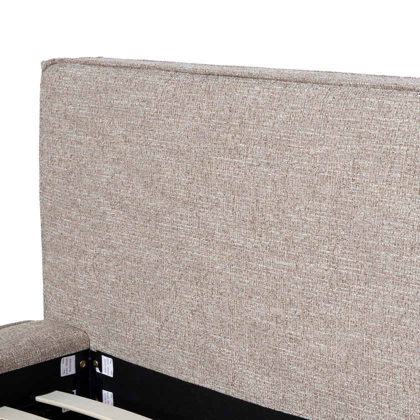 CBD10520-YO Fabric King Bed Frame - Stonish Beige