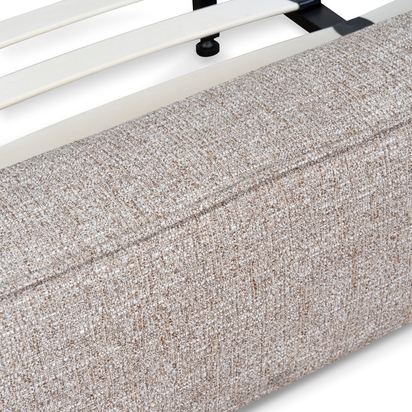 CBD10520-YO Fabric King Bed Frame - Stonish Beige
