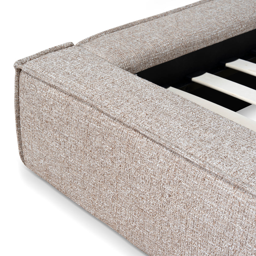 CBD10520-YO Fabric King Bed Frame - Stonish Beige
