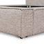 CBD10520-YO Fabric King Bed Frame - Stonish Beige