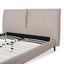 CBD10521-YO Fabric Queen Bed Frame - Stonish Beige