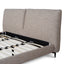 CBD10522-YO Fabric King Bed Frame - Stonish Beige