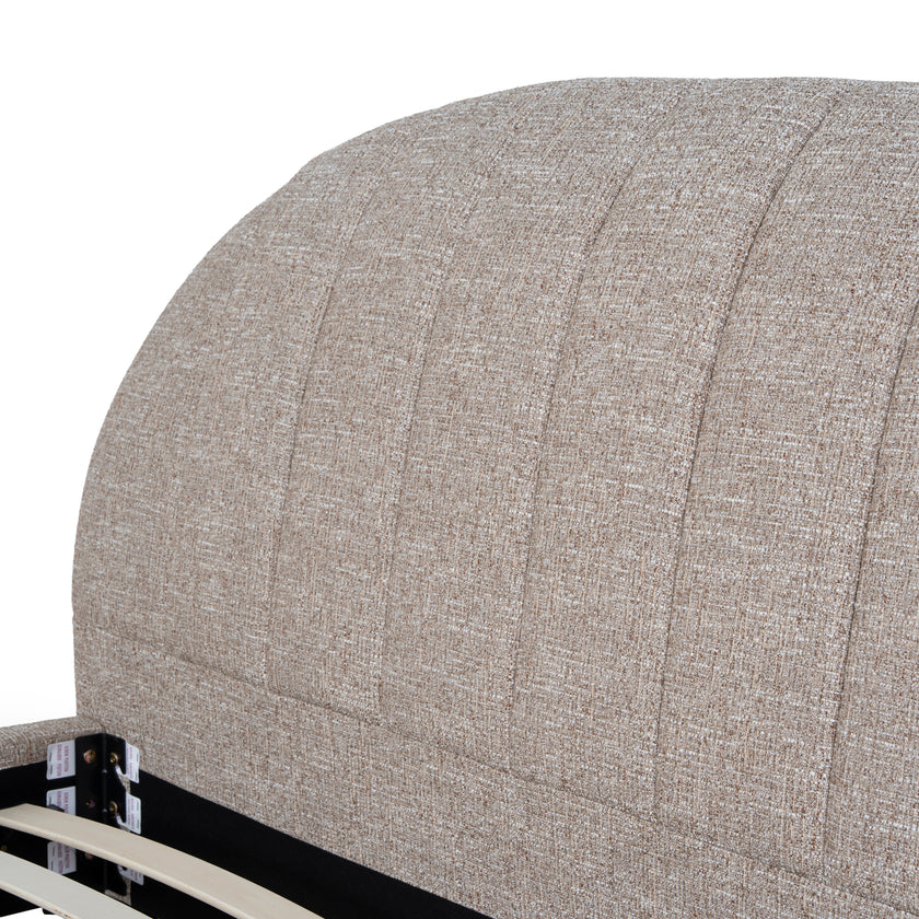 CBD10523-YO Fabric Queen Bed Frame - Stonish Beige