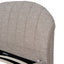 CBD10523-YO Fabric Queen Bed Frame - Stonish Beige
