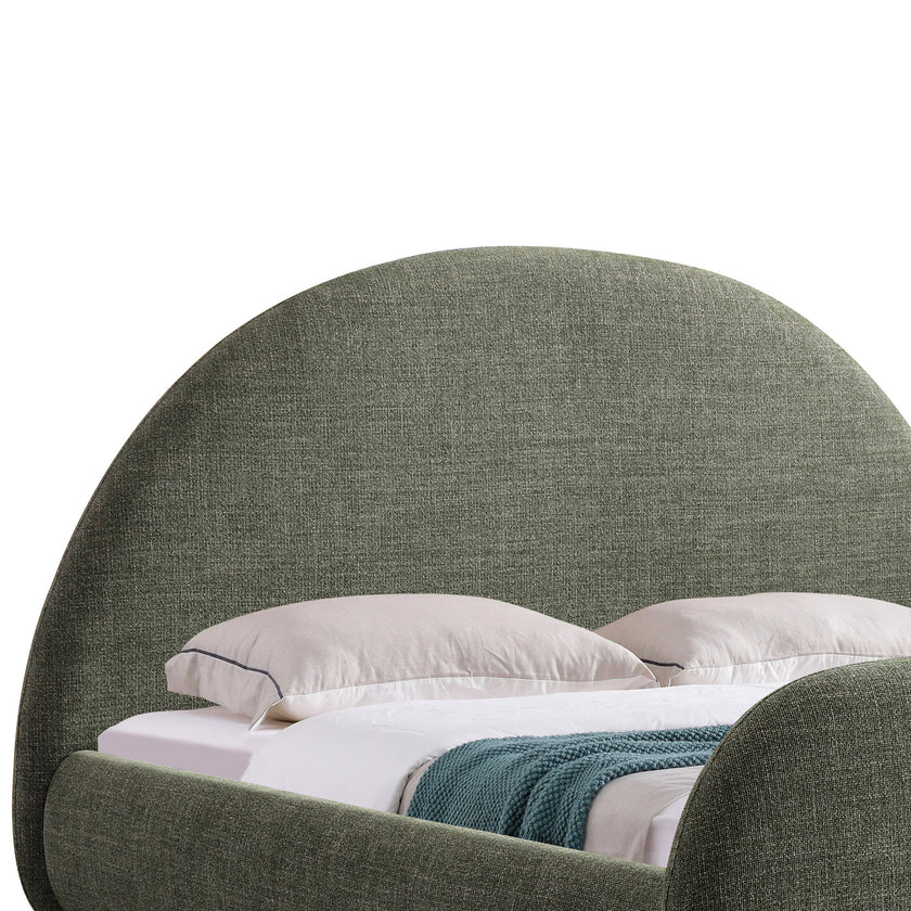 CBD12377-YO Queen Bed - Kaitoke Green