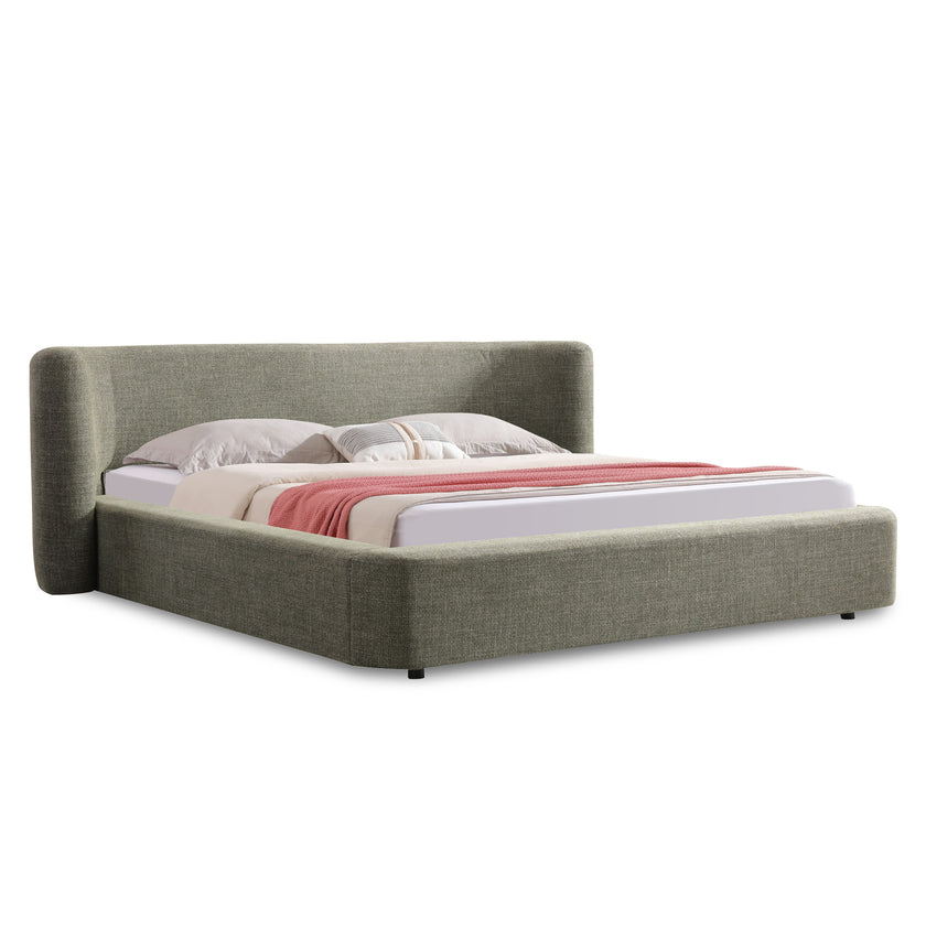 CBD12387-YO Queen Bed - Kaitoke Green