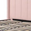 Ex Display - CBD6357-YO Fabric King Bed - Blush Pink with Storage