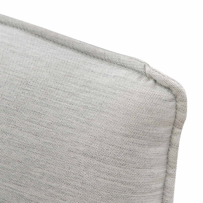 CBD8392-YO Fabric King Bed - Pearl Grey