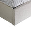 CBD8363-YO King Sized Bed Frame - Antique White Boucle with Storage