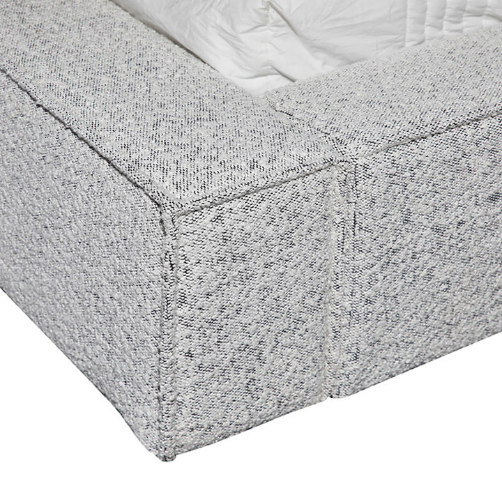 CBD6900-YO King Sized Bed Frame - Pepper Boucle