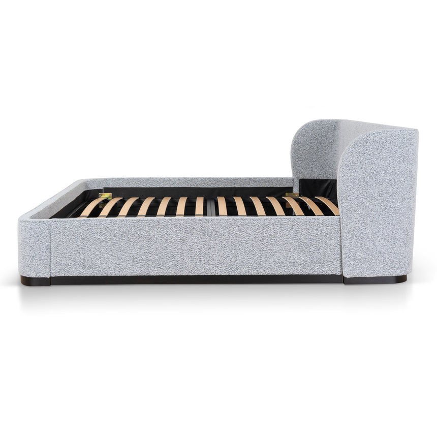 CBD8092-MI Queen Bed Frame - Dusty Pepper Boucle