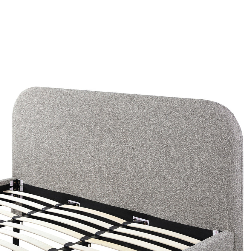 CBD8403-YO King Bed Frame - Olive Brown Boucle