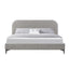 CBD8402-YO Queen Bed Frame - Olive Brown Boucle