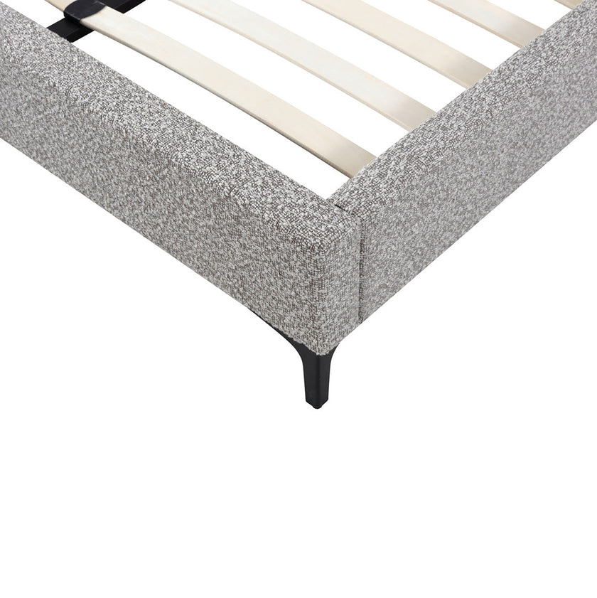 CBD8403-YO King Bed Frame - Olive Brown Boucle