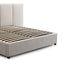 CBD8757-MI King Bed Frame - Clay Grey with Storage